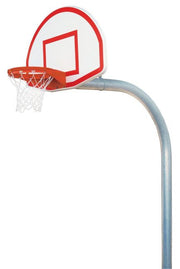 5-9/16" Mega Duty Finished Aluminum Fan Playground Basketball System