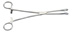 Foerster Sponge Forceps, Curved and Serrated, 9 1/2"