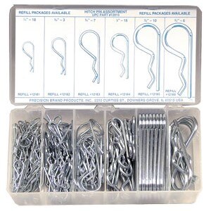 150 Piece Hitch Pin Clip Assortment