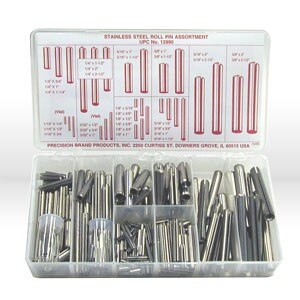 STAINLESS STEEL ROLL PIN ASSORTMENT - 300 PIECES