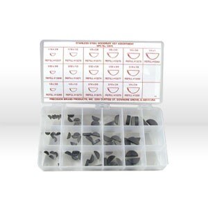 66 Piece Stainless Steel Woodruff Key Assortment