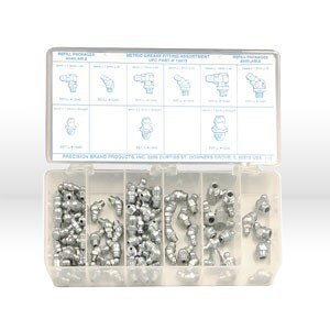 95 Piece Metric Grease Fitting Assortment