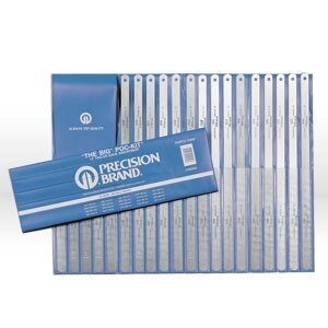 20 Piece Steel Feeler Gage Poc-Kit Assortment 1/2" x 12" Blades