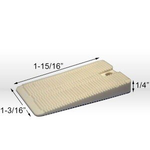 THE WEDGIE - WHITE FLEXIBLE SHIM - 200/P