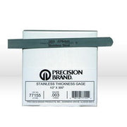 .003" X 1/2" X 25' STNLS STEEL THICKNESS GAGE