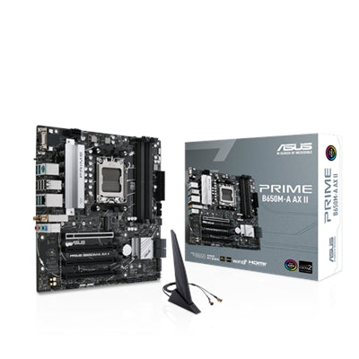 ASUS - Prime Gaming Desktop Motherboard - AMD B650 Chipset - Socket AM5 - Micro ATX (primeb650m-aaxii)