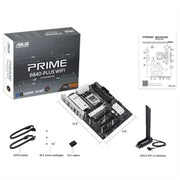ASUS - PRIME B840-PLUS WIFI (Socket AM5) AMD B840 ATX DDR5 Wi-Fi 6E Motherboard - White