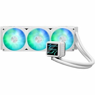 ASUS - Prime LC 360 ARGB 3 Fan Liquid Cooler (75.70 CFM, 2200 RPM, LGA-1851/17) - White
