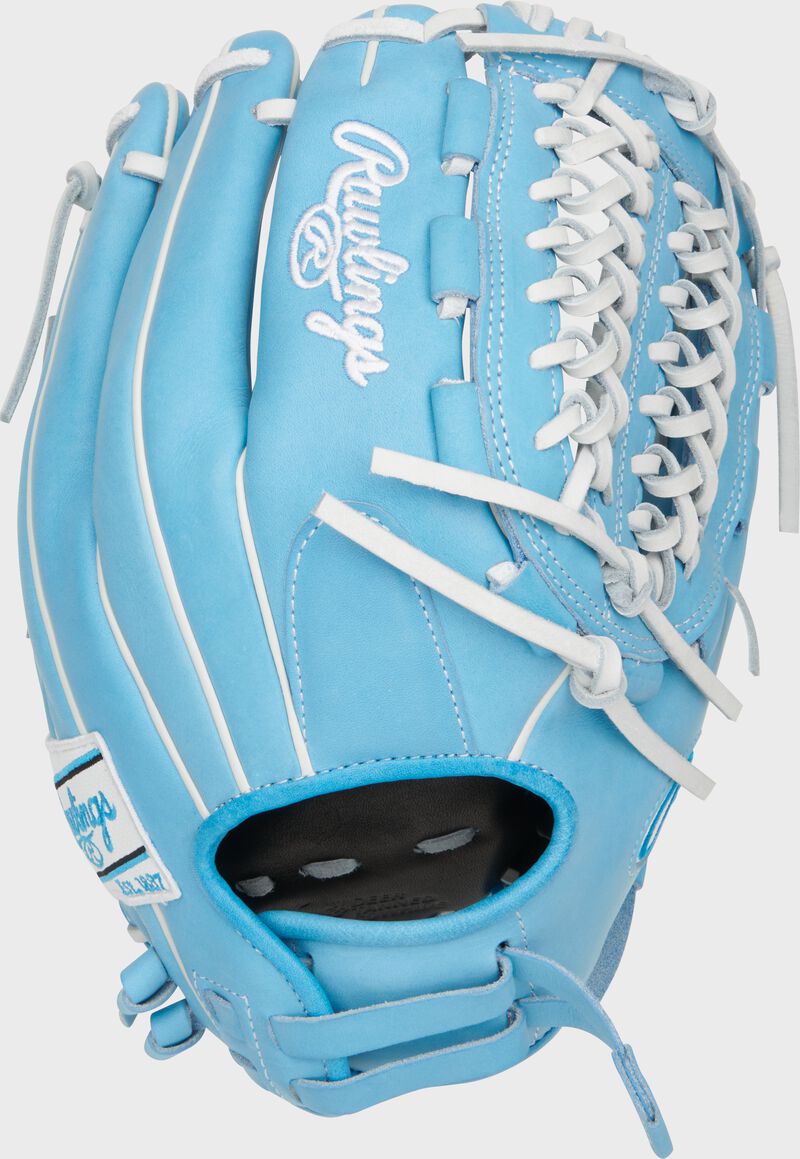 Rawlings Heart Of The Hide Series 12.5-Inch Softball Glove - Left Hand Thrower - Columbia Blue