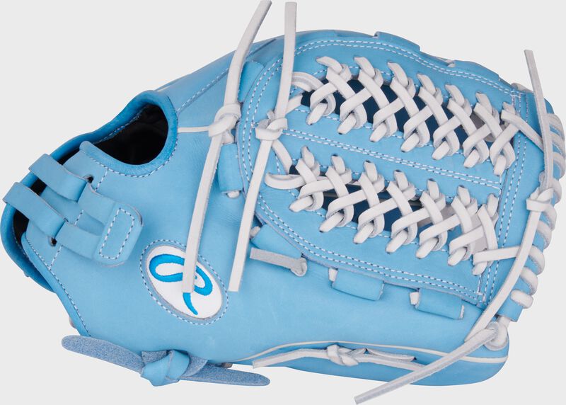 Rawlings Heart Of The Hide Series 12.5-Inch Softball Glove - Left Hand Thrower - Columbia Blue