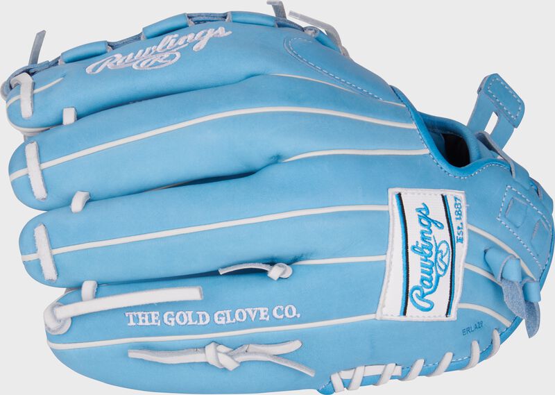 Rawlings Heart Of The Hide Series 12.5-Inch Softball Glove - Right Hand Thrower - Columbia Blue