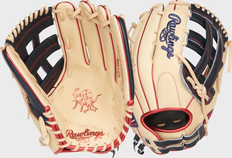 Rawlings Heart Of The Hide Series 12.75-Inch Softball Glove  - Left Hand Thrower - Camel