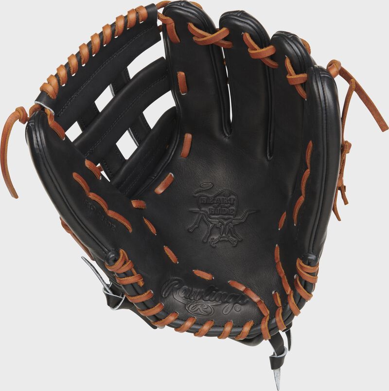 Rawlings Heart Of The Hide Series 13-Inch Slowpitch Softball Glove - Left Hand Thrower - Black