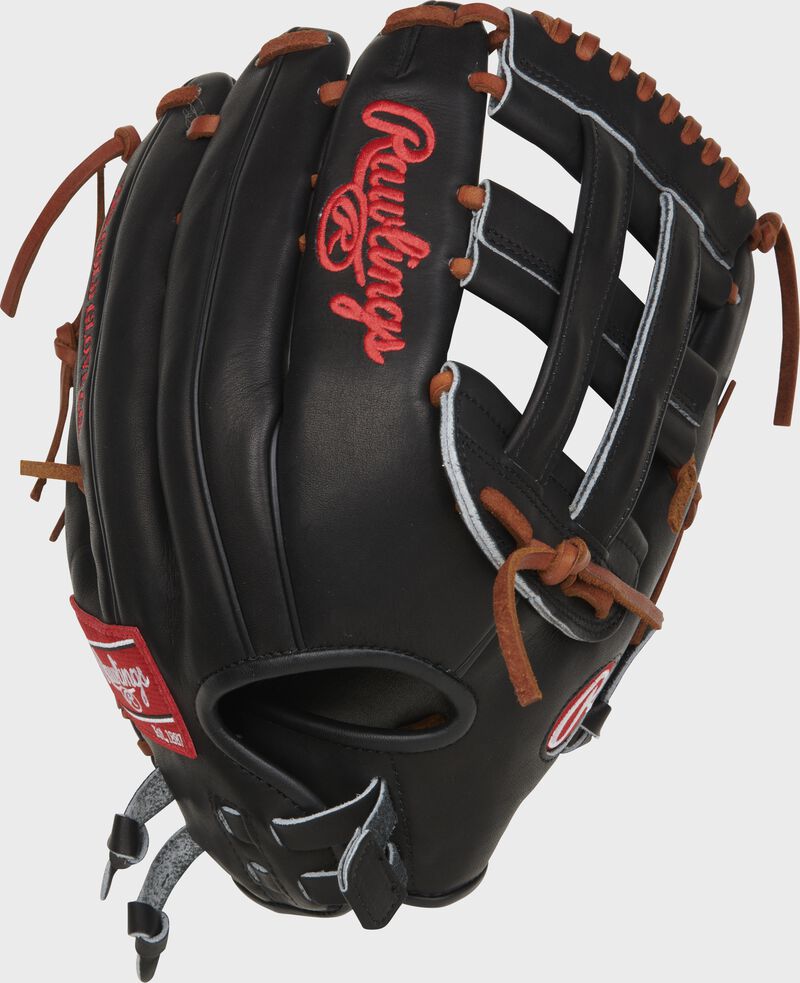 Rawlings Heart Of The Hide Series 13-Inch Slowpitch Softball Glove - Right Hand Thrower - Black
