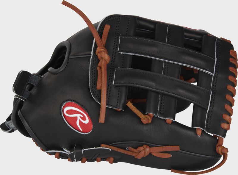 Rawlings Heart Of The Hide Series 13-Inch Slowpitch Softball Glove - Right Hand Thrower - Black