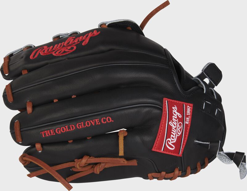 Rawlings Heart Of The Hide Series 13-Inch Slowpitch Softball Glove - Right Hand Thrower - Black