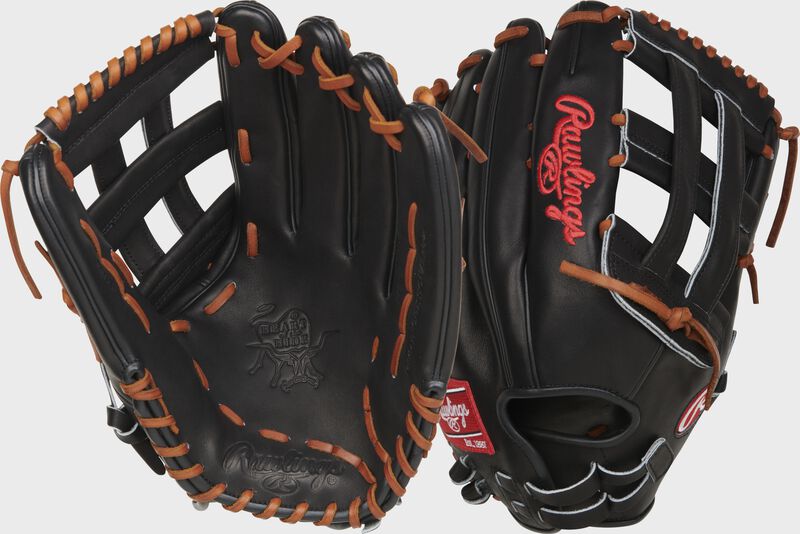 Rawlings Heart Of The Hide Series 14-Inch Slowpitch Softball Glove - Left Hand Thrower - Black