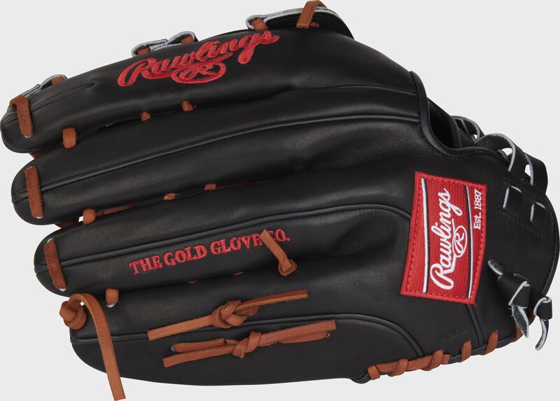 Rawlings Heart Of The Hide Series 14-Inch Slowpitch Softball Glove - Left Hand Thrower - Black