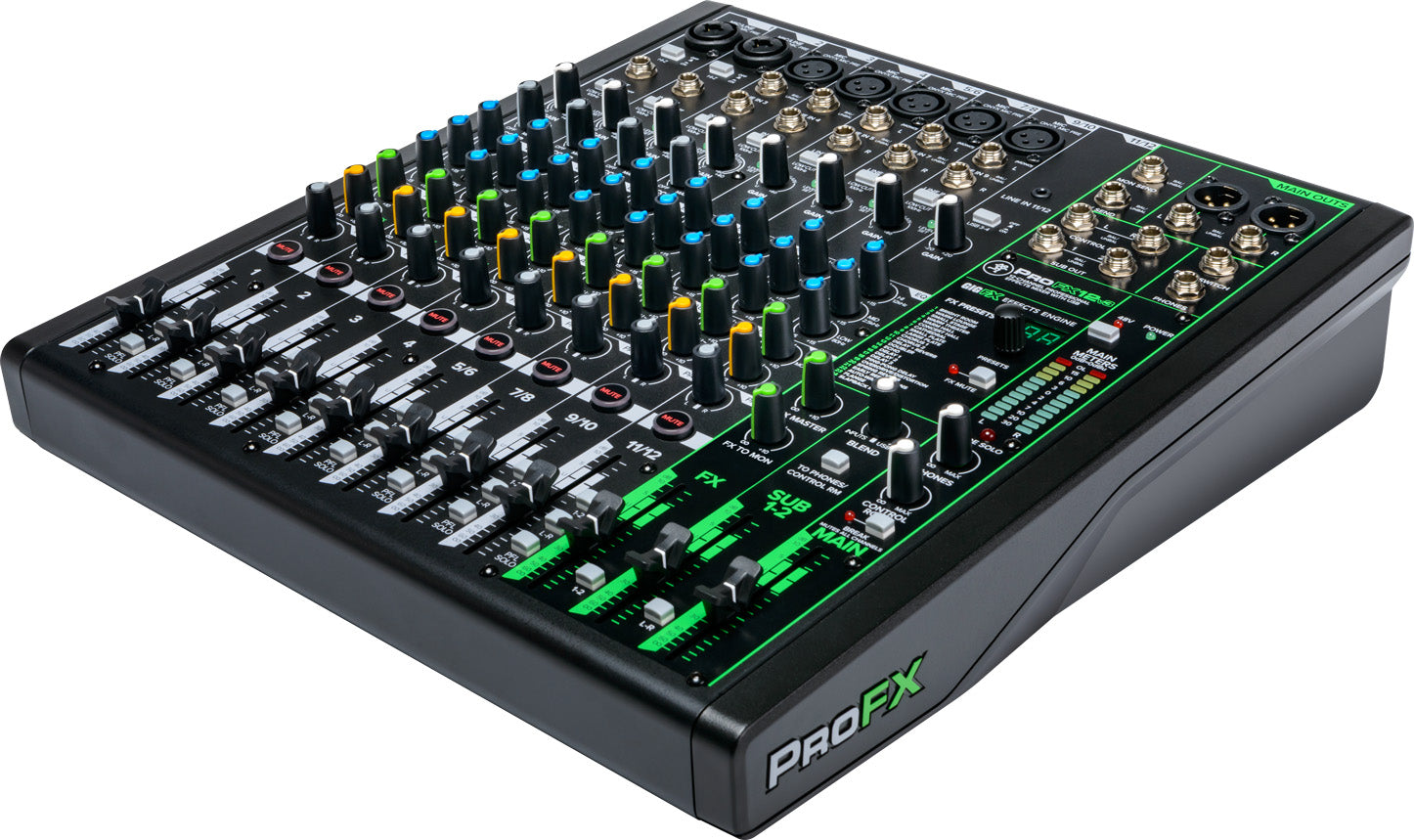 Mackie PROFX12-V3 Mixer. 12 Channel