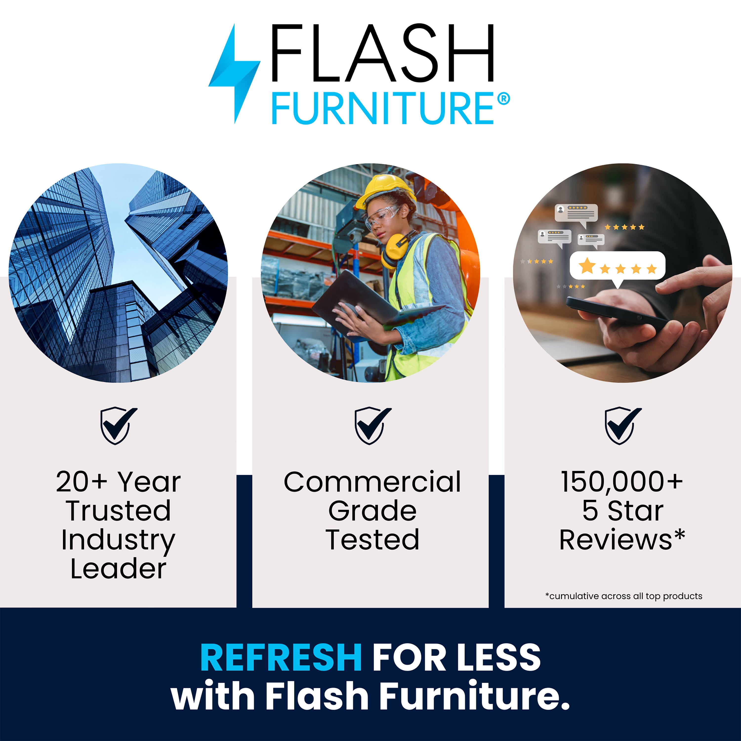 Isla Navy Microfiber Executive Side Reception Chair with Lumbar Support and Sled Base