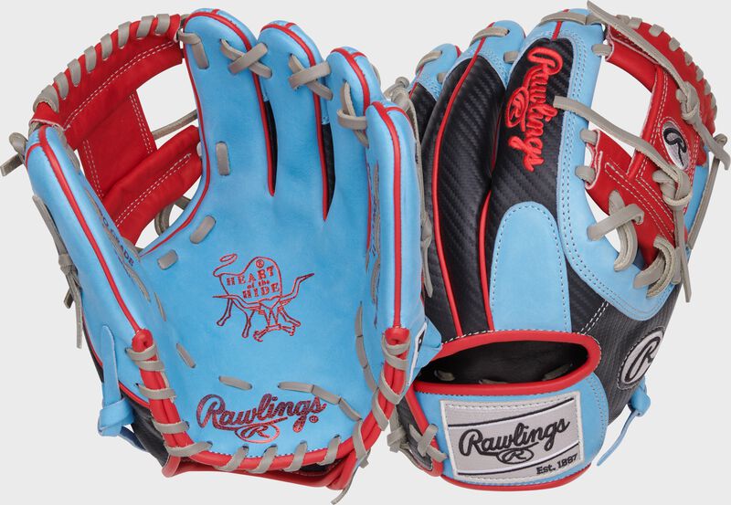 Rawlings Heart Of The Hide Series 11.5-Inch Baseball Glove - Right Hand Thrower - Columbia Blue