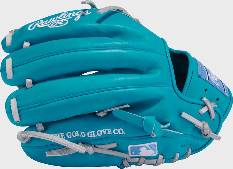 Rawlings Heart Of The Hide Series 11.75-Inch Baseball Glove - Right Hand Thrower - Teal/Silver