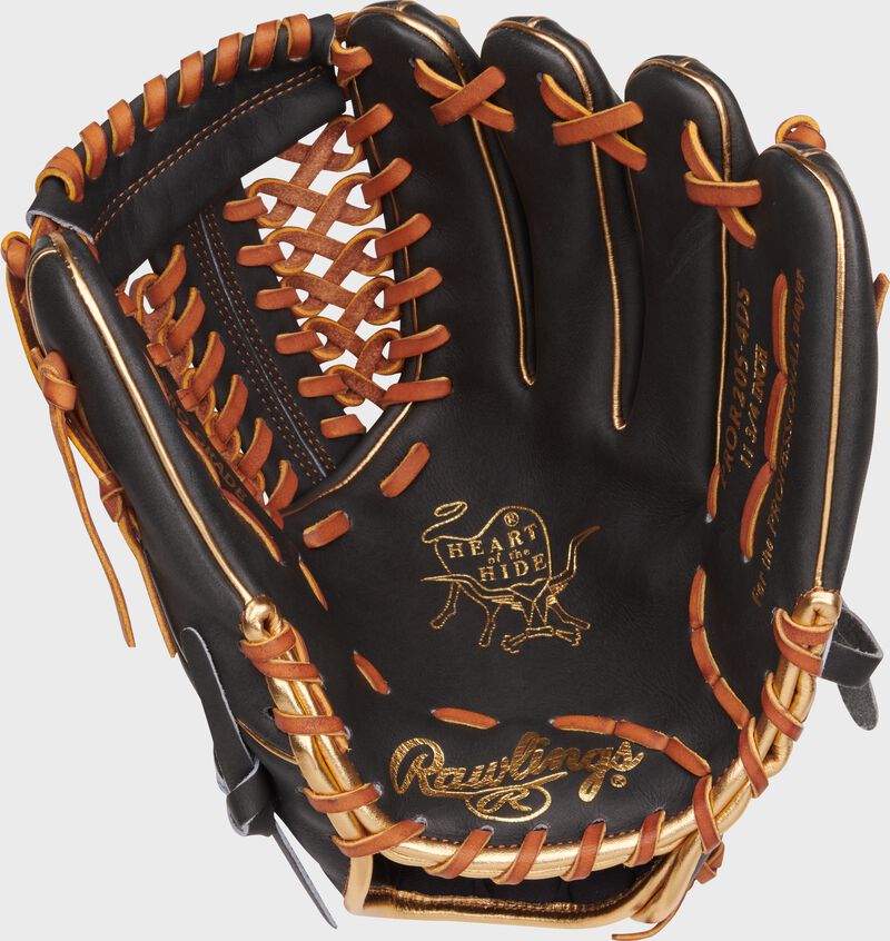 Rawlings Heart Of The Hide Series 11.75-Inch Baseball Glove - Right Hand Thrower - Dark Shadow