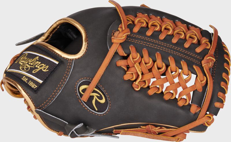 Rawlings Heart Of The Hide Series 11.75-Inch Baseball Glove - Left Hand Thrower - Dark Shadow