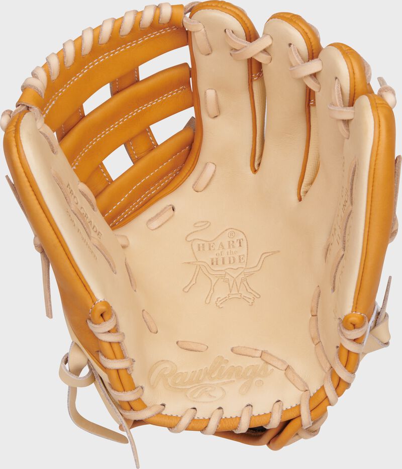 Rawlings Heart Of The Hide Series 11.75-Inch Baseball Glove - Right Hand Thrower - Camel