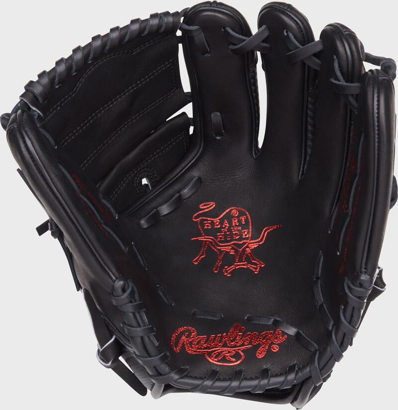 Rawlings Heart Of The Hide Series 11.75-Inch Baseball Glove - Right Hand Thrower - Black