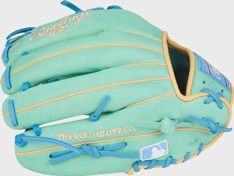 Rawlings Heart Of The Hide Series 11.75-Inch Baseball Glove - Right Hand Thrower - Mint/Columbia Blue