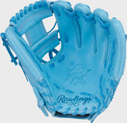 Rawlings Heart Of The Hide Series 11.5-Inch Baseball Glove - Right Hand Thrower - Columbia Blue
