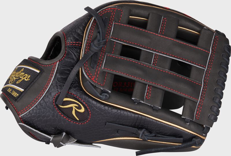 Rawlings Heart Of The Hide Series 12.75-Inch Baseball Glove - Right Hand Thrower - Dark Shadow