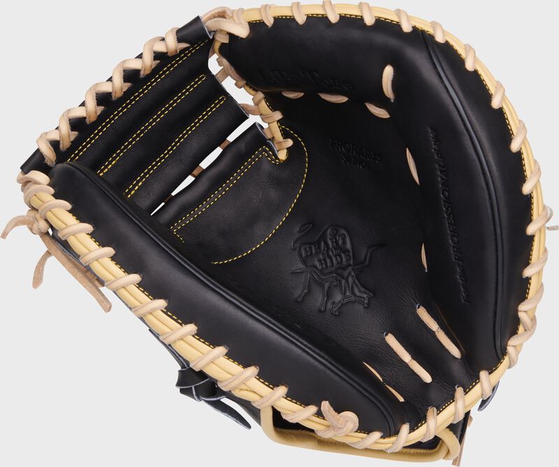 Rawlings Heart Of The Hide Series Adley Rutschman Catchers Mitt 34-Inch Baseball Glove - Right Hand Thrower - Black