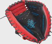 Rawlings Heart Of The Hide  Series Catchers Mitt 33.5-Inch Baseball Glove  - Right Hand Thrower - Black/Splatter