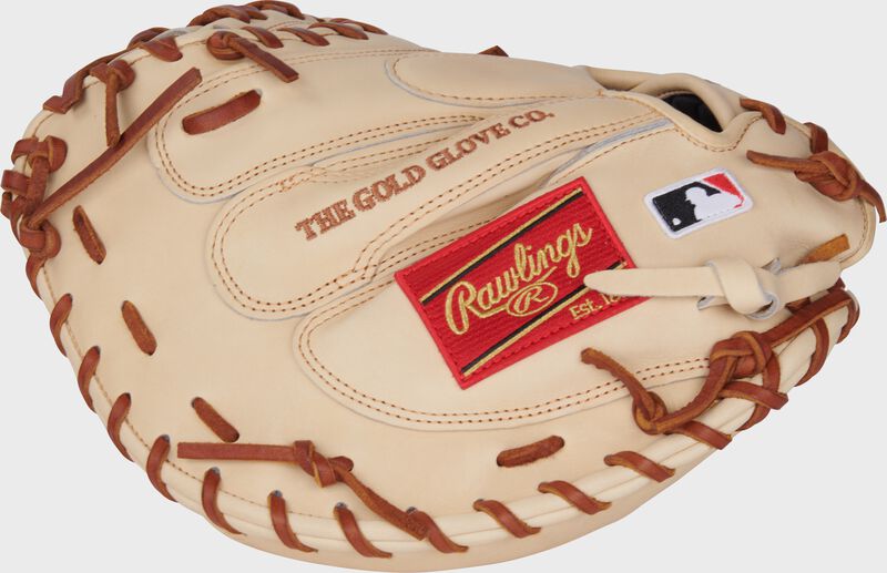 Rawlings Heart Of The Hide Series Catchers Mitt 34-Inch Baseball Glove - Right Hand Thrower - Camel