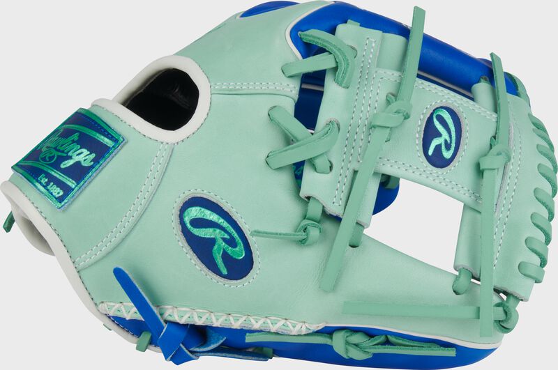Rawlings Pro Preferred Series 11.5-Inch Baseball Glove - Right Hand Thrower - Royal/Mint