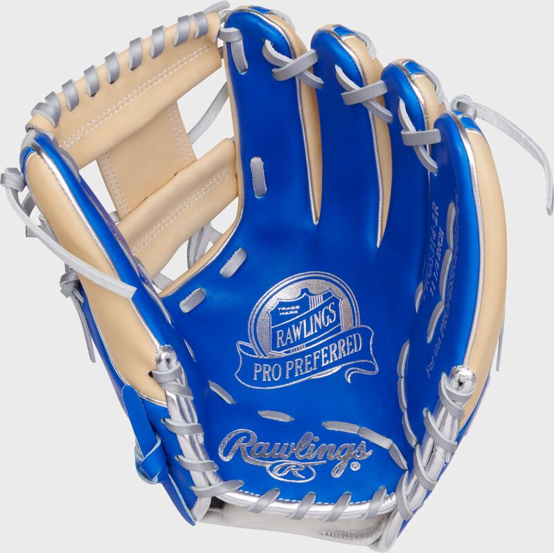 Rawlings Pro Preferred Series 11.5-Inch Baseball Glove - Right Hand Thrower - Royal