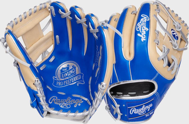 Rawlings Pro Preferred Series 11.5-Inch Baseball Glove - Right Hand Thrower - Royal