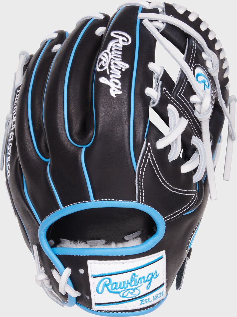 Rawlings Pro Preferred Series 11.5-Inch Baseball Glove - Right Hand Thrower - Black