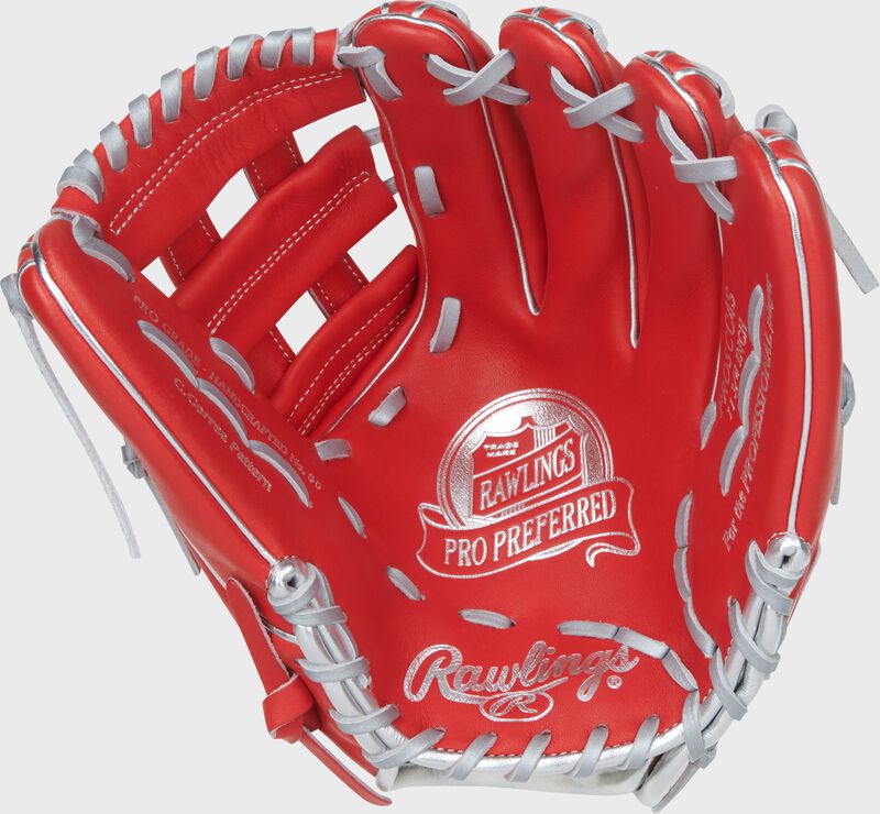Rawlings Pro Preferred Series Carlos Correa Gameday Pattern 11.75-Inch Baseball Glove - Right Hand Thrower - Scarlet