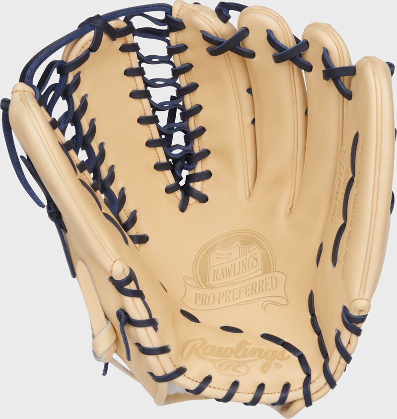 Rawlings Pro Preferred Series Mike Trout Gameday Pattern 12.75-Inch Baseball Glove - Right Hand Thrower - Camel