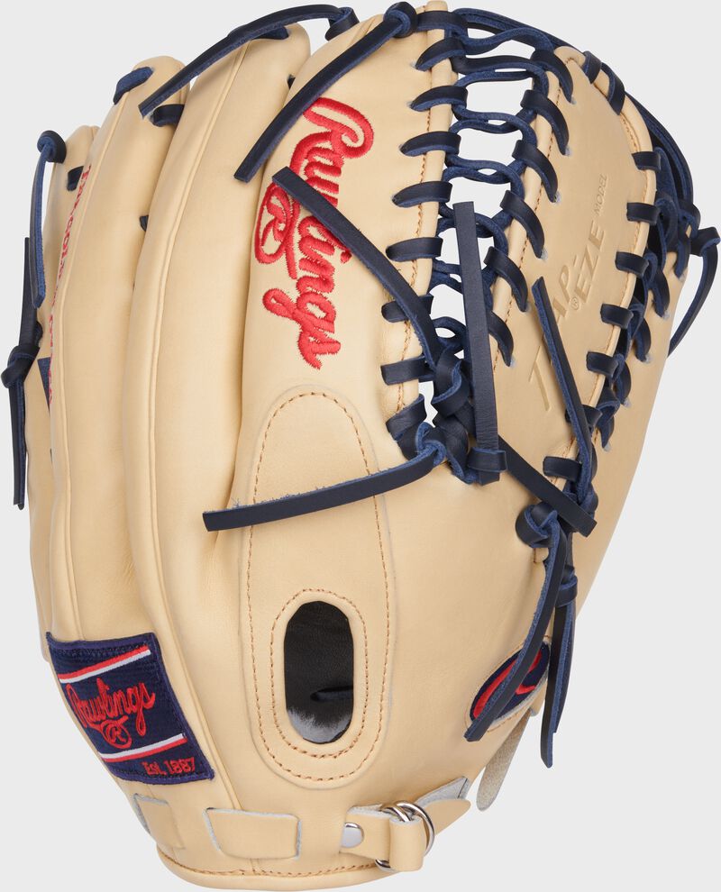 Rawlings Pro Preferred Series Mike Trout Gameday Pattern 12.75-Inch Baseball Glove - Right Hand Thrower - Camel