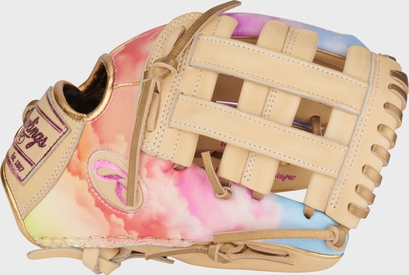 Rawlings Heart Of The Hide Series Sierra Romero Gameday Pattern 12-Inch Softball Glove - Right Hand Thrower - Camel