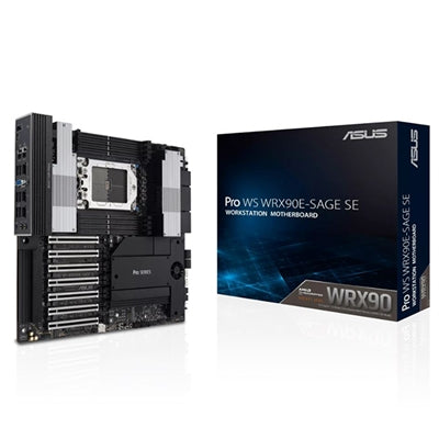 ASUS - Pro WS WRX90E-SAGE SE, AMD Threadripper PRO 7000, DDR5 ECC, 32 Power-Stage, PCIe 5.0 X16, M.2, 10/2.5 Gb LAN