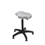 Polyurethane Ray Sit-Stand in Gray Polyurethane