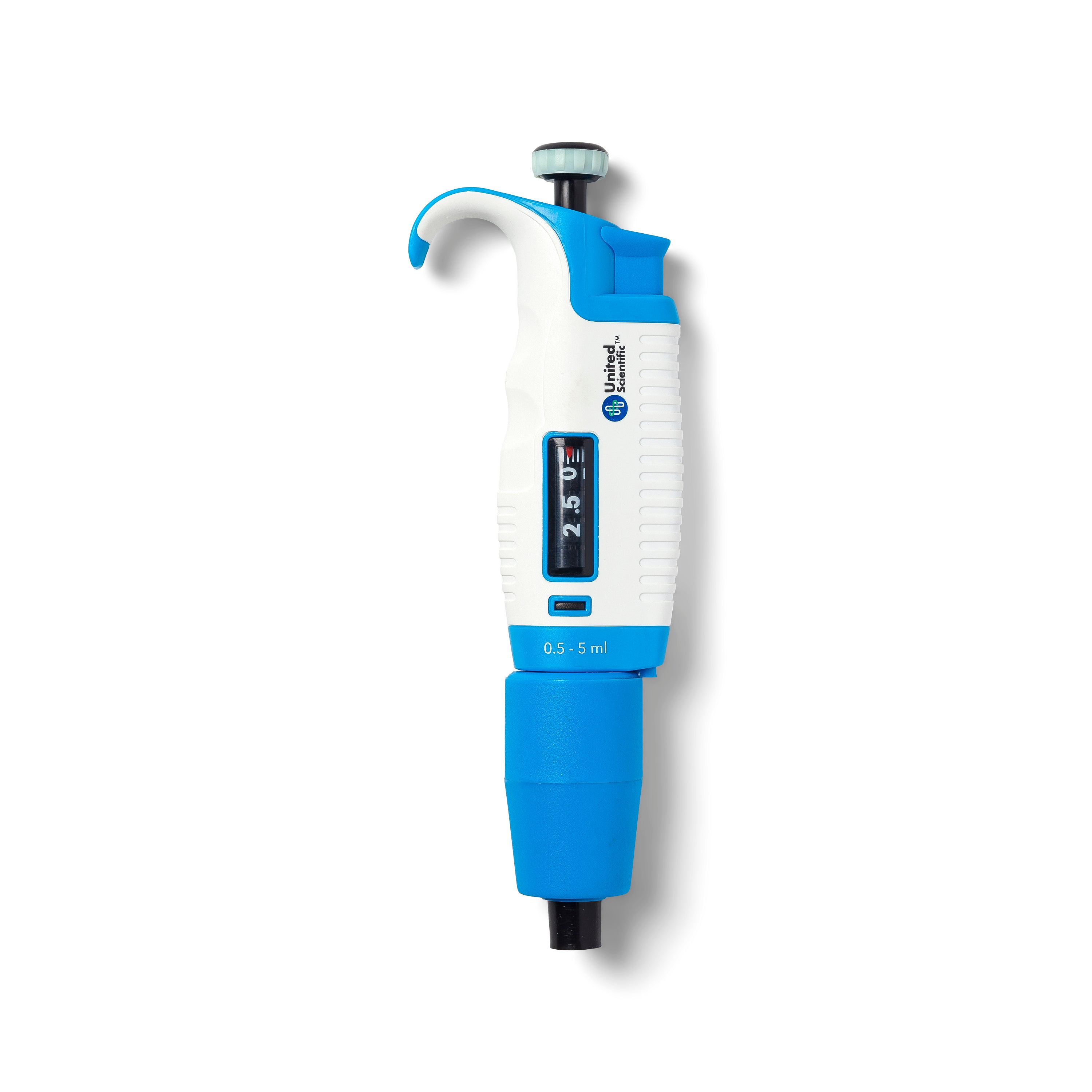 United Scientific® Variable Volume Fully Autoclavable Micropipette, 0.5-5 mL