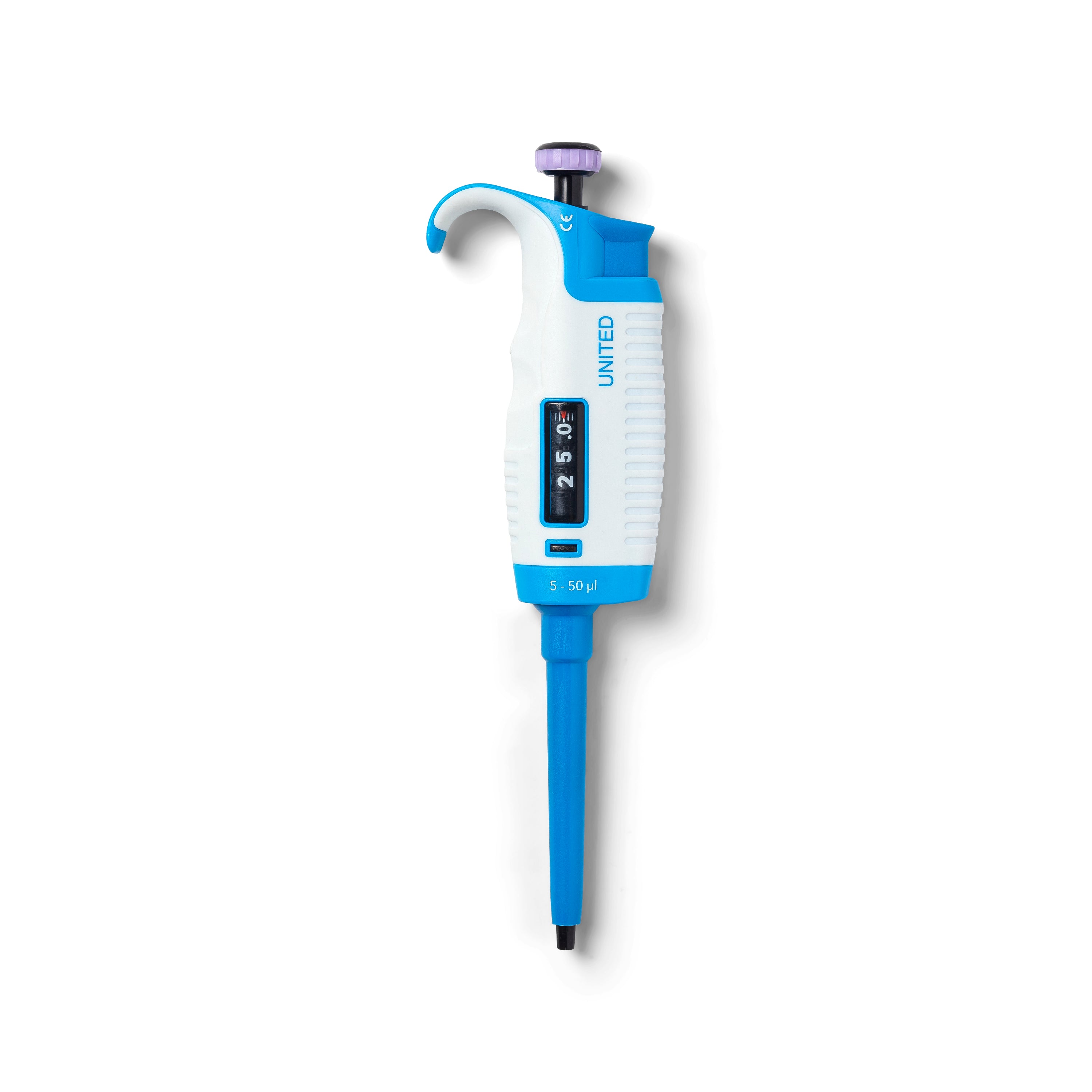 United Scientific® Variable Volume Fully Autoclavable Micropipette, 5-50 uL