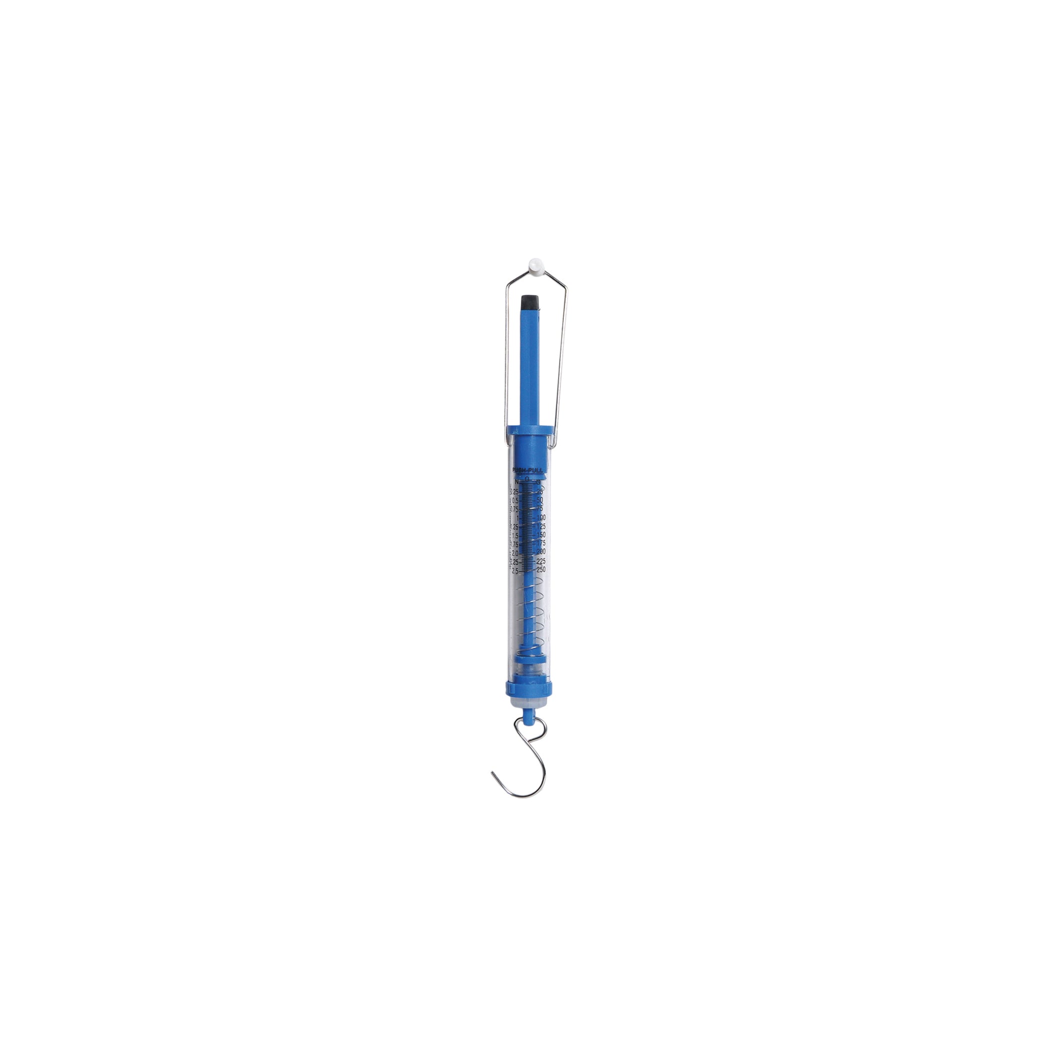 United Scientific® Push Pull Scale, 250G / 2.5N, Blue, Graduation 5G/0.05N