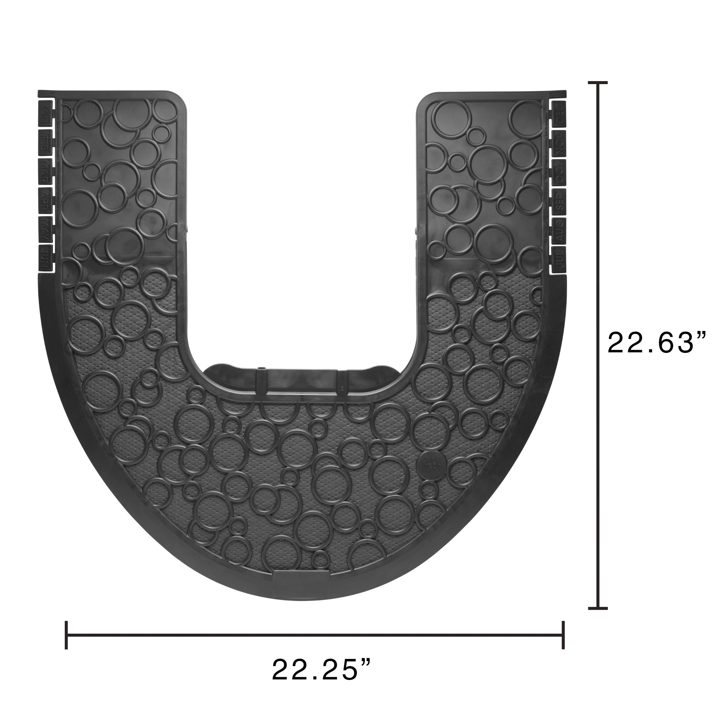P-Shield Commode Mat  (6 Pack)